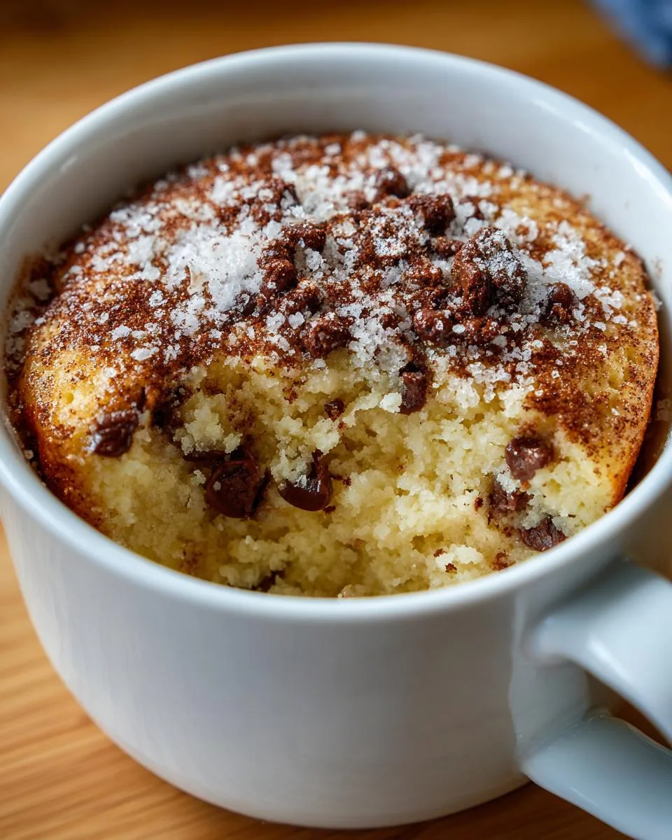 Almond Cottage Cheese Mug Cake - detail 1