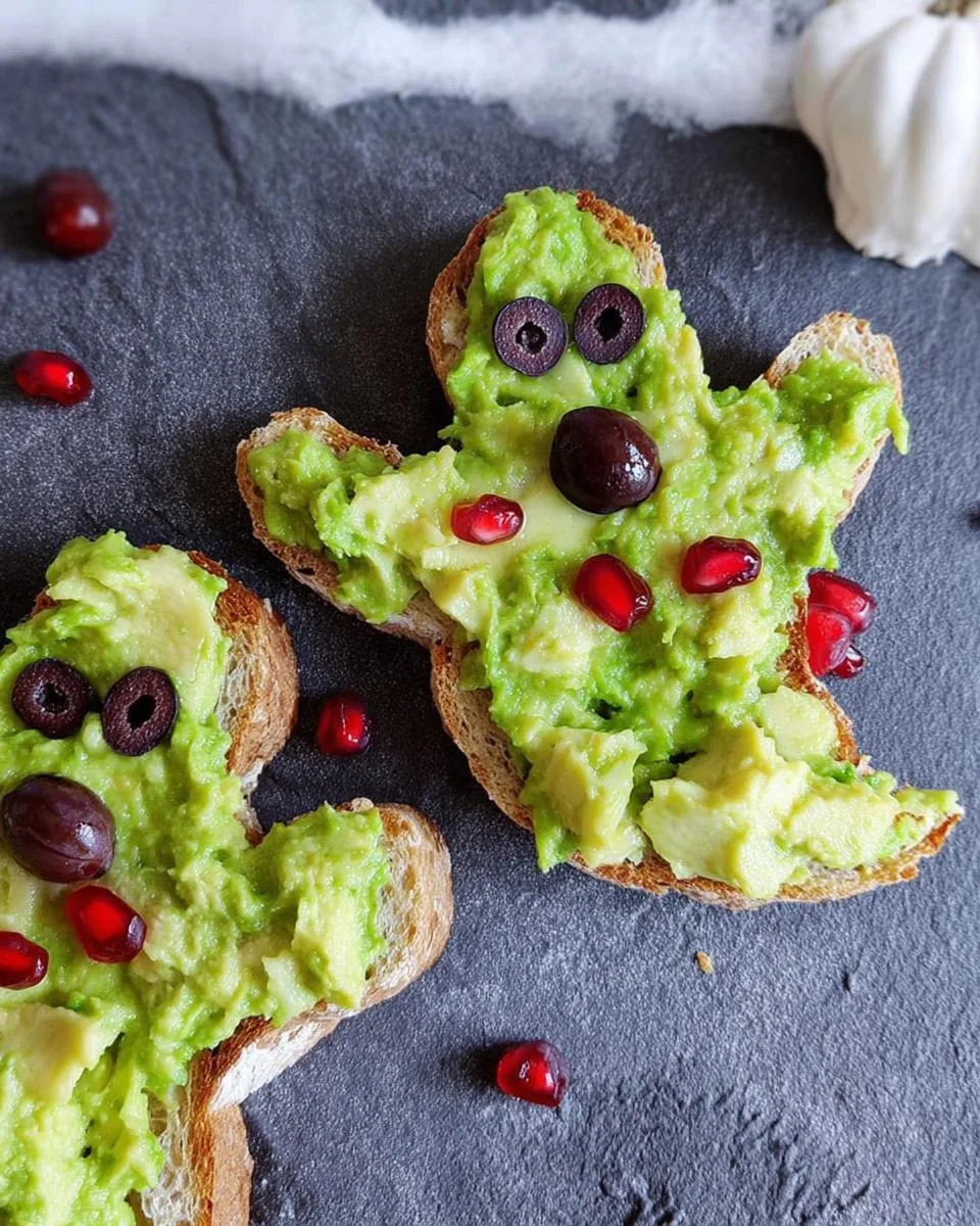 Avocado Toast with Ghost Eggs - detail 2