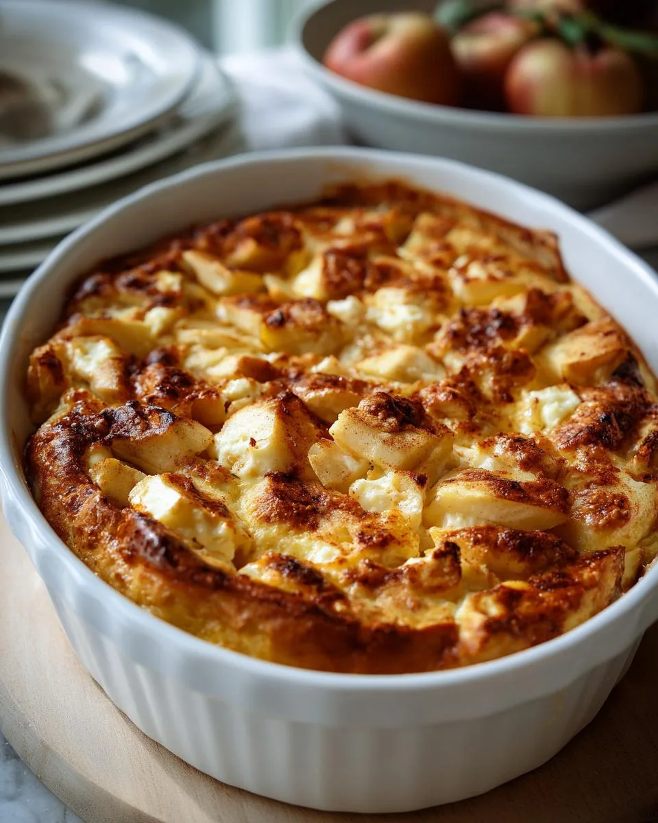 Baked Apple Cottage Cheese Bowls - detail 1