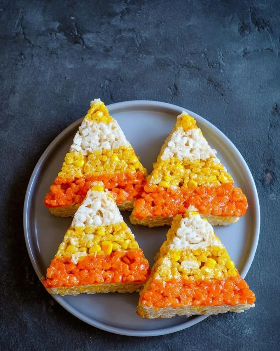 Candy Corn Rice Krispies - detail 2