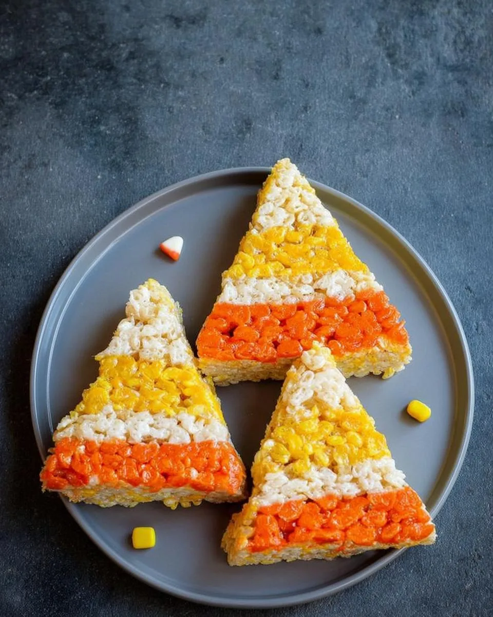 Candy Corn Rice Krispies - detail 3