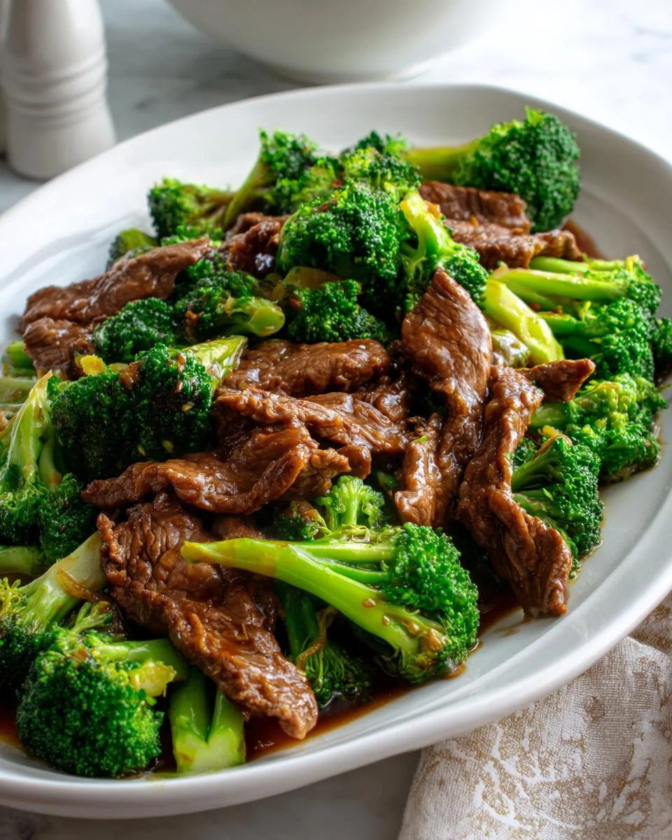 Chinese Beef and Broccoli - detail 1
