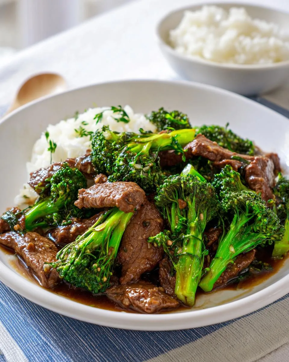 Chinese Beef and Broccoli - detail 2