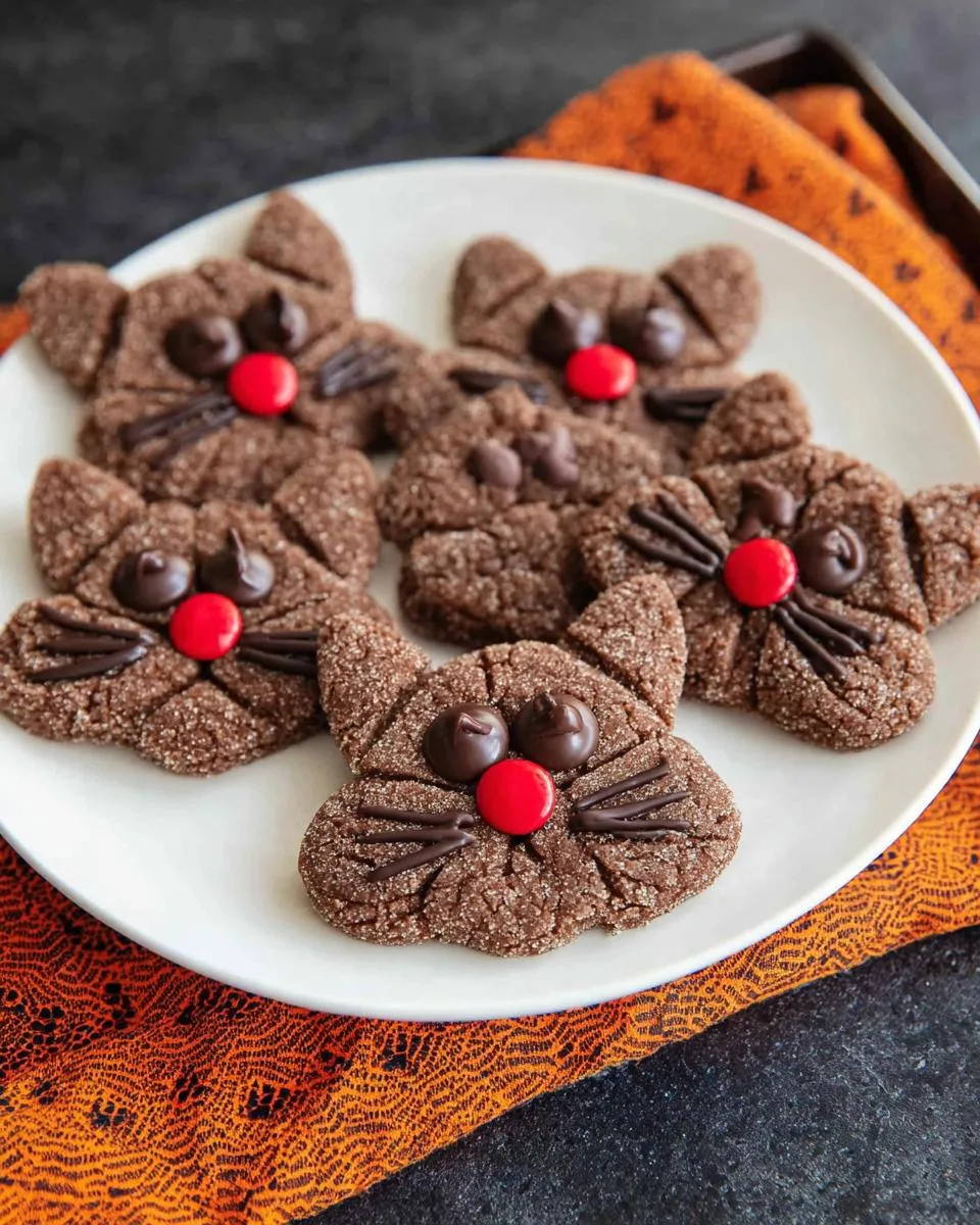 Chocolate Black Cat Cookies - detail 1