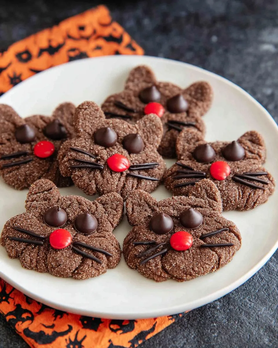 Chocolate Black Cat Cookies - detail 2