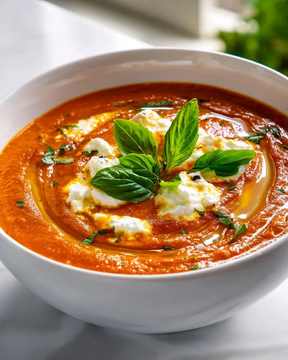 Cottage Cheese Tomato Soup - detail 2