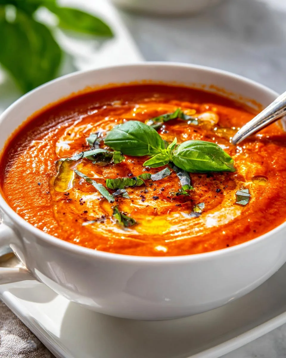 Cottage Cheese Tomato Soup - detail 3