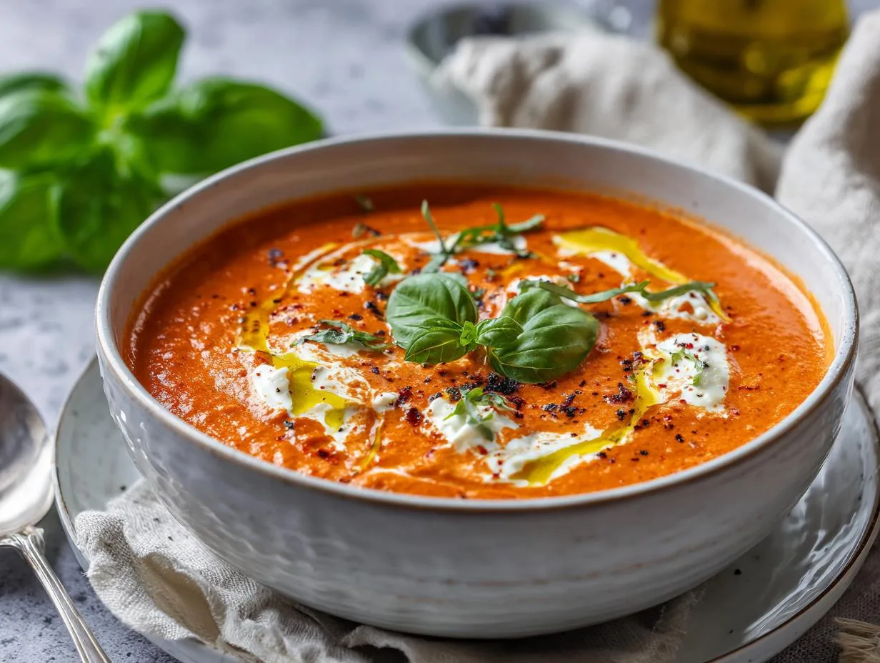 Creamy Cottage Cheese Tomato Soup in Just 25 Minutes