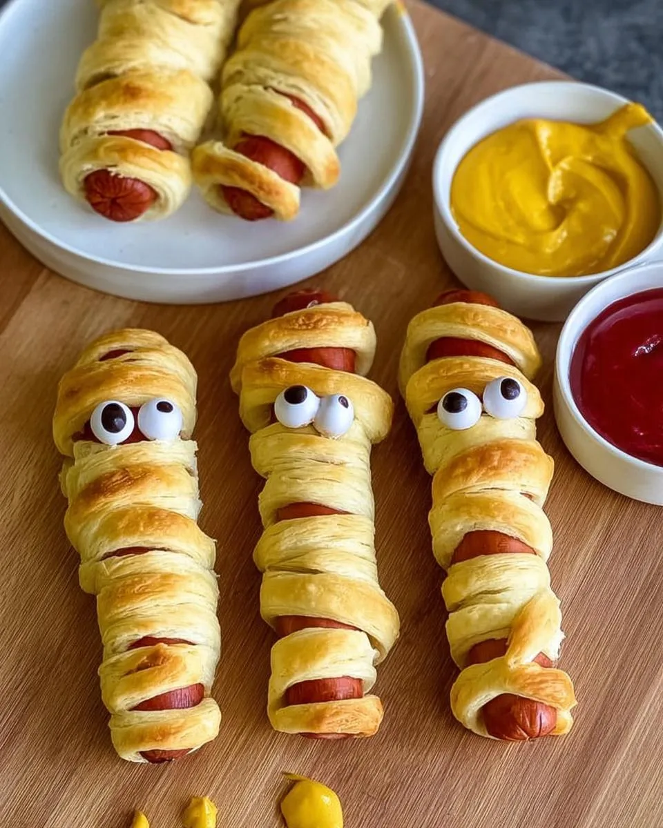 Crescent Roll Mummy Dogs - detail 1