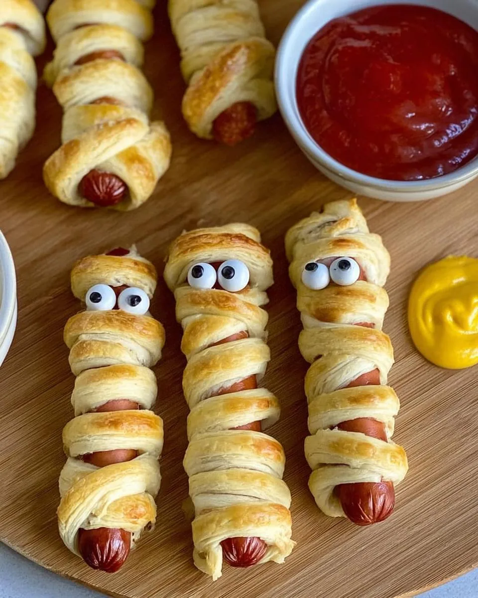Crescent Roll Mummy Dogs - detail 2