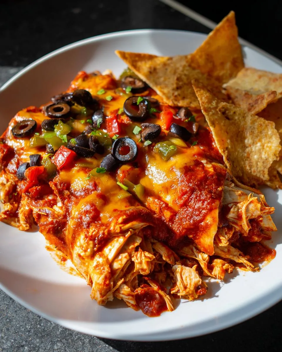 Crock Pot Chicken Enchilada - detail 1