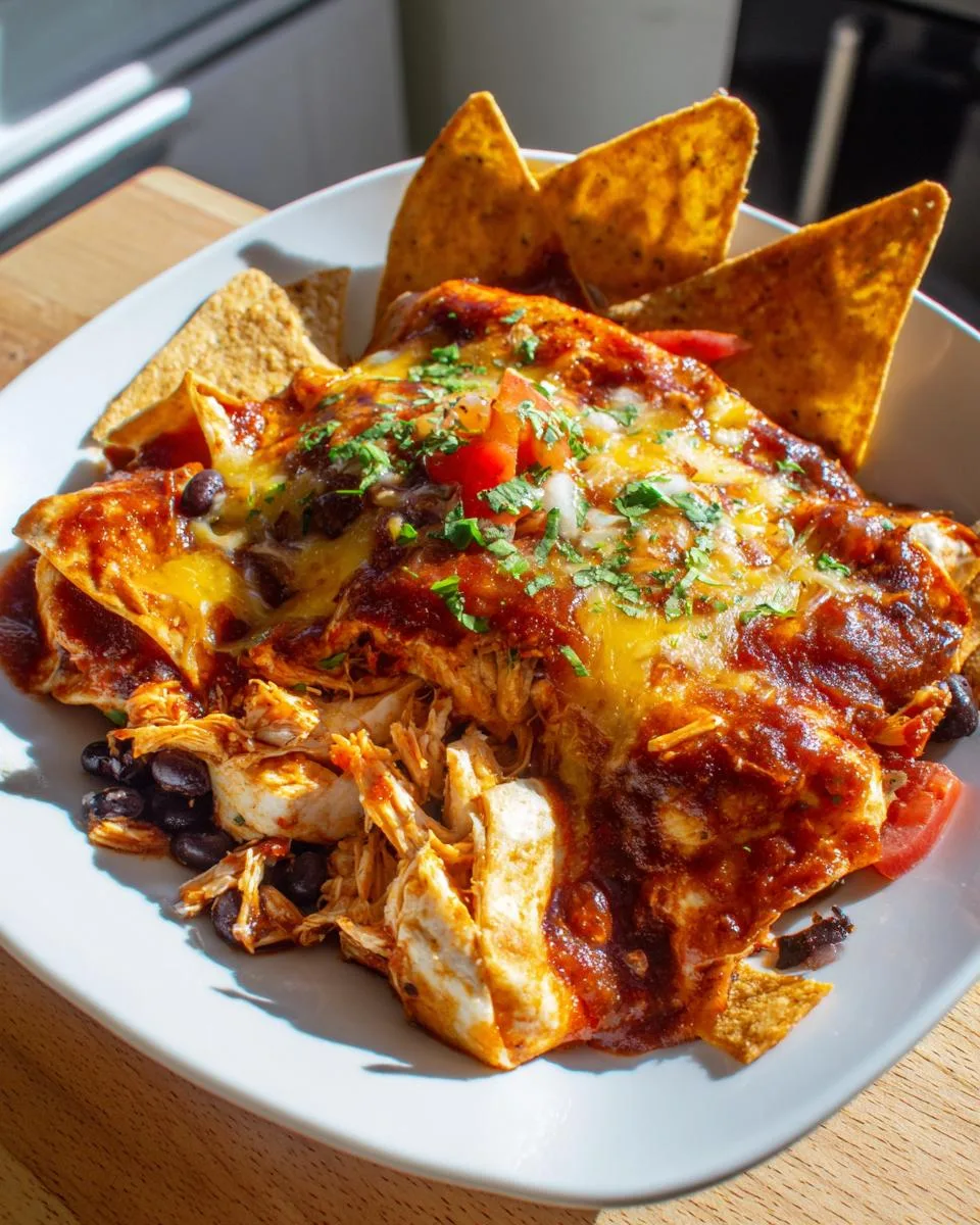 Crock Pot Chicken Enchilada - detail 2