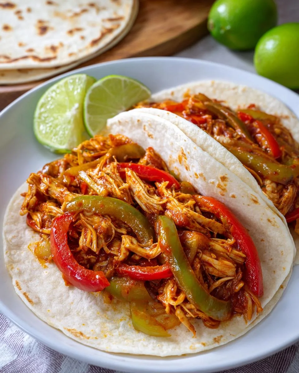 Crock Pot Chicken Fajitas - detail 1