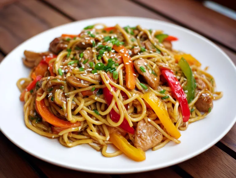 Easy Chicken Lo Mein