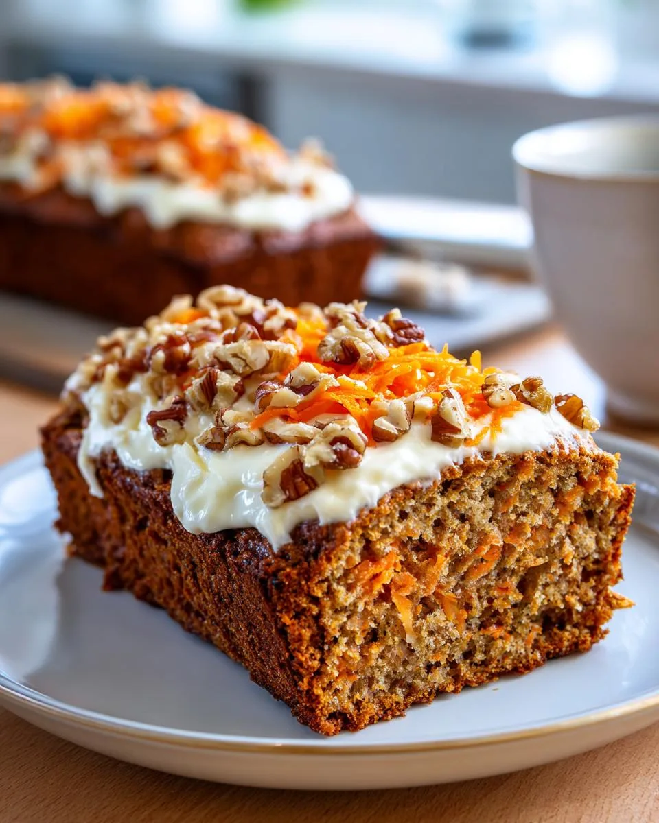 Flourless Cottage Cheese Carrot Bread - detail 3