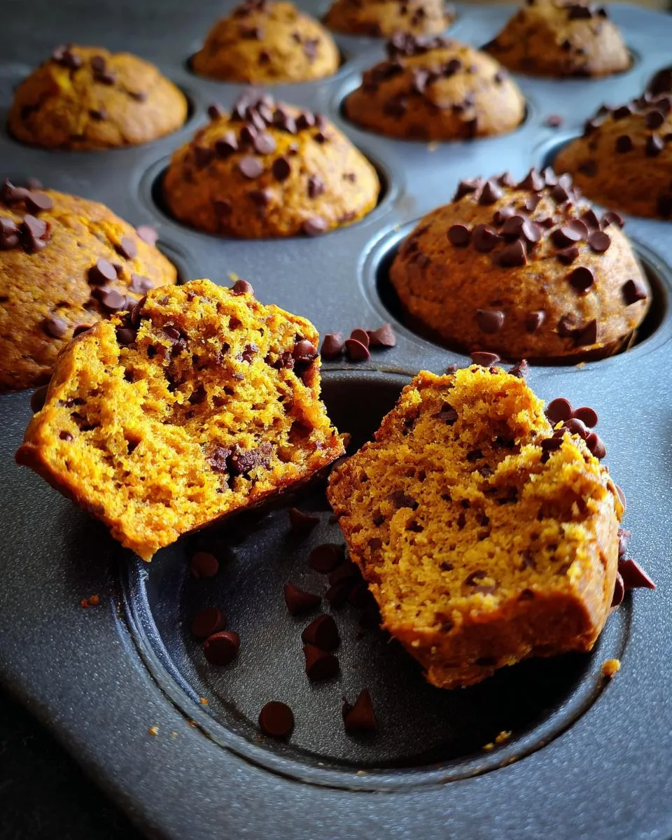 Flourless Pumpkin Muffins - detail 1