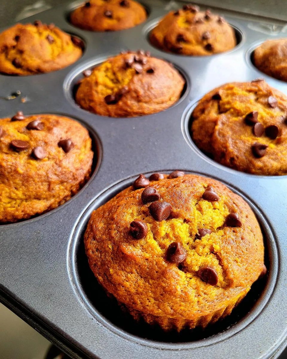 Flourless Pumpkin Muffins - detail 2