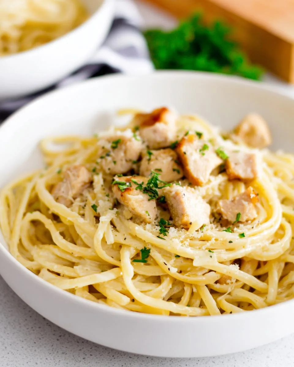 Garlic Parmesan Chicken Pasta - detail 1