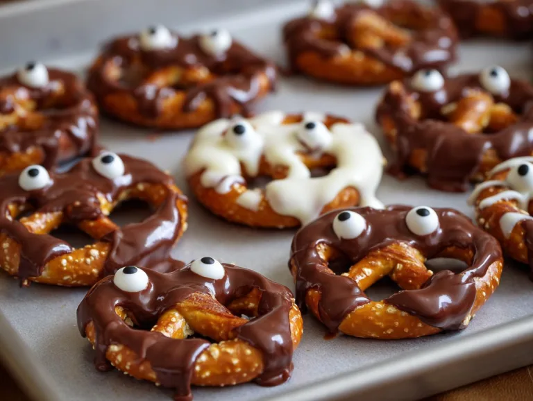 Ghost Pretzels