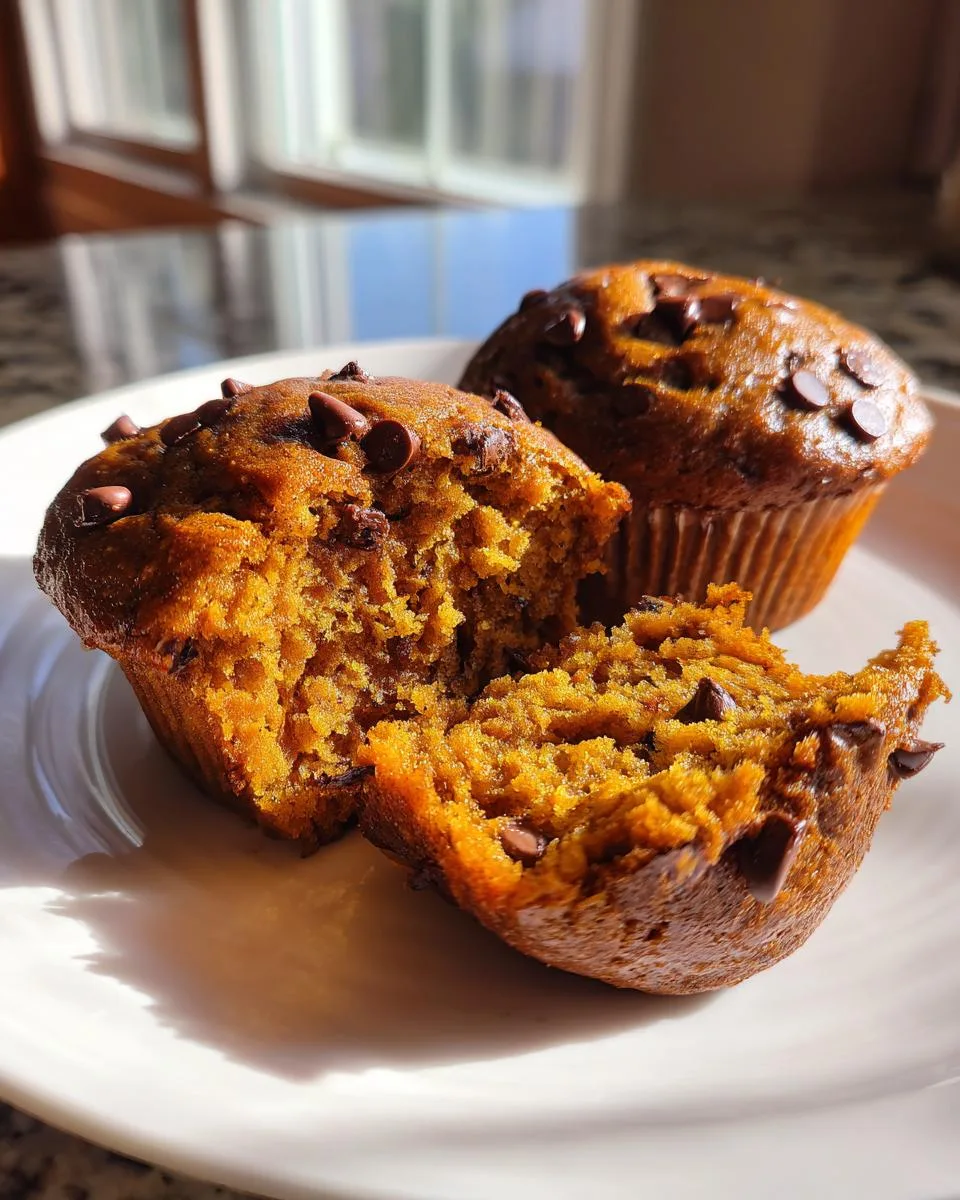 Greek Yogurt Pumpkin Muffins - detail 2