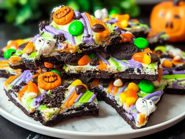 Halloween Candy Bark