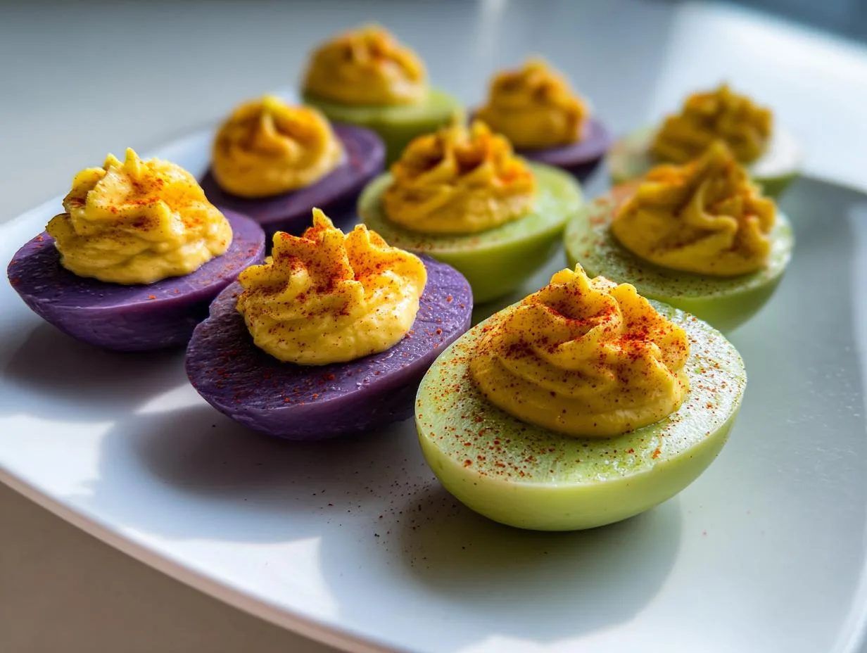 Spooky Halloween Deviled Eggs Kids Will Devour in 5 Minutes