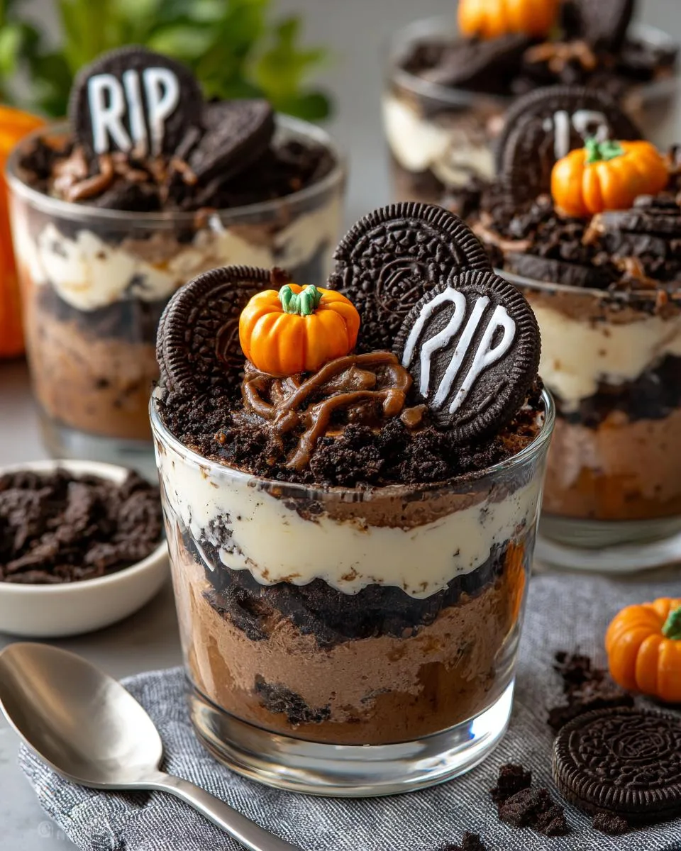 Halloween Dirt Cups - detail 2