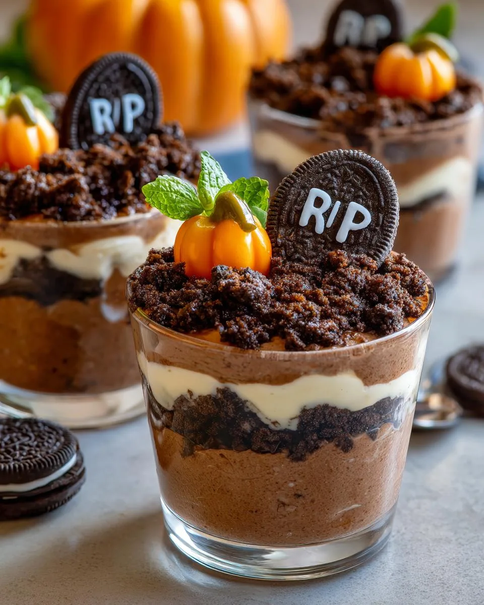 Halloween Dirt Cups - detail 3