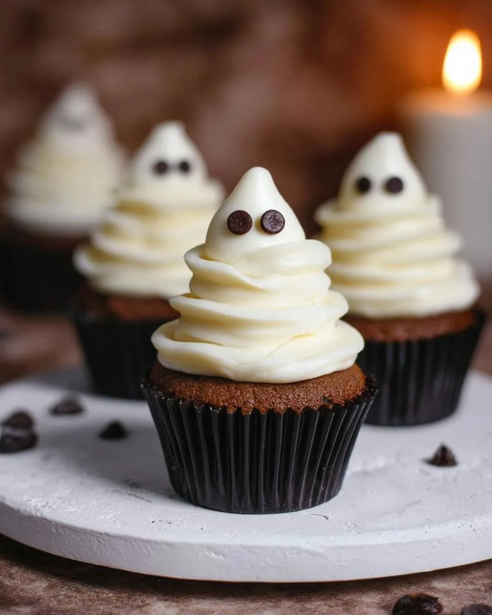 Halloween Ghost Cupcakes - detail 3