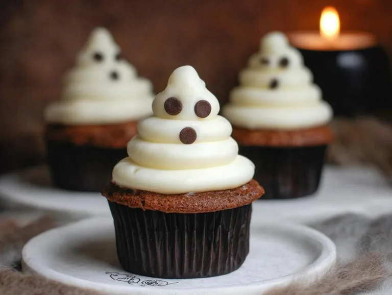 Halloween Ghost Cupcakes