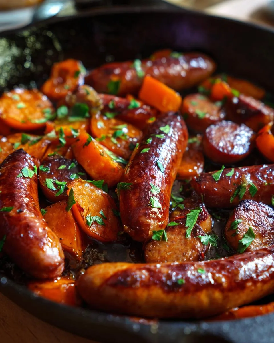 Honey Garlic Sausage Skillet - detail 3