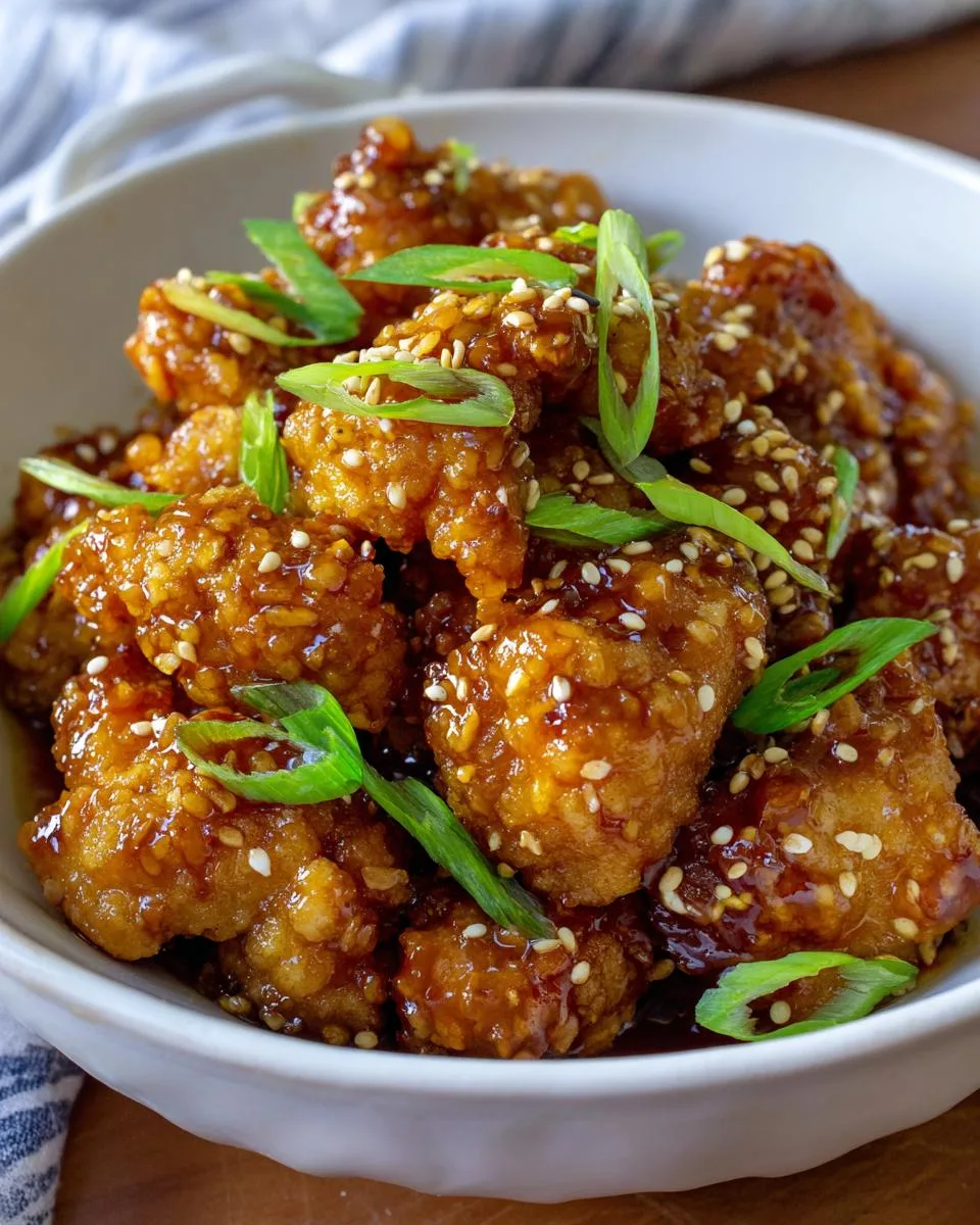 Honey Sesame Chicken - detail 2