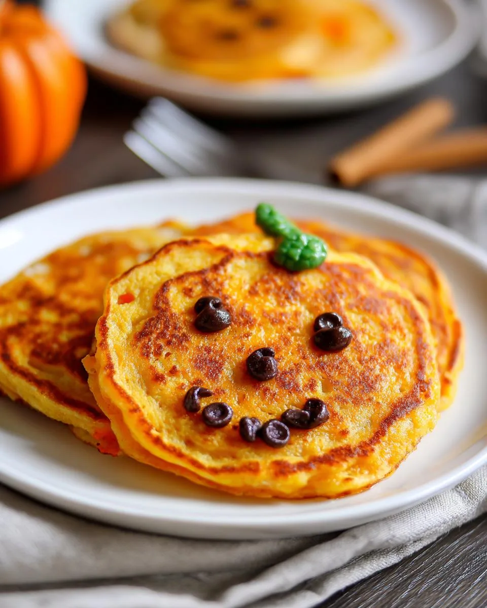 Jack O Lantern Pancakes - detail 3