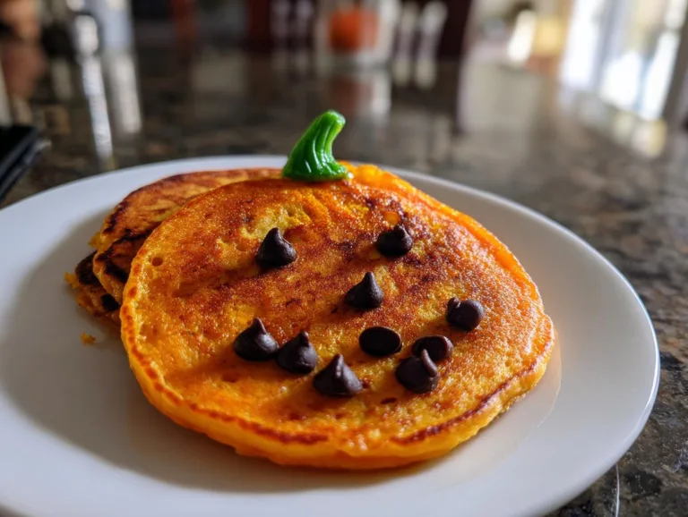 Jack O Lantern Pancakes