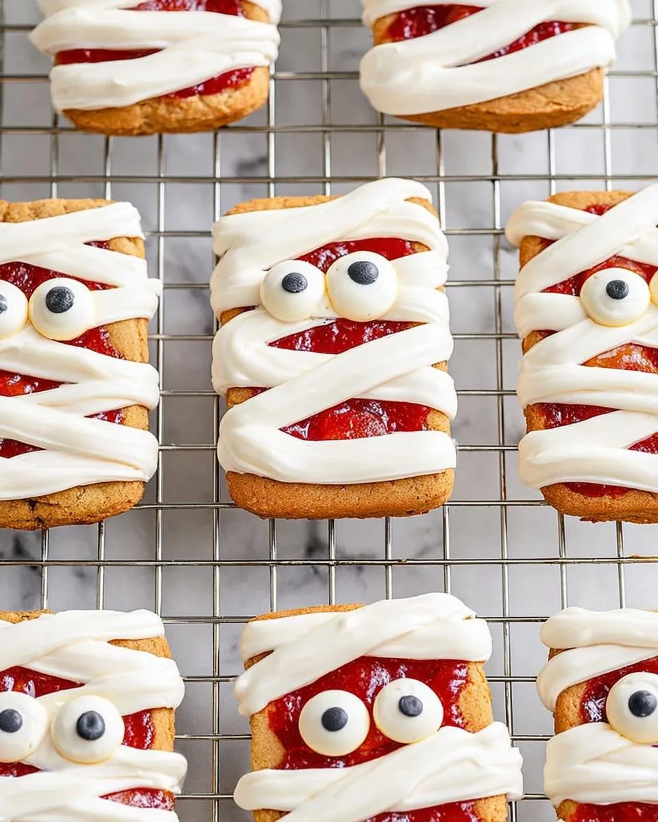 Keto Cheesecake Mummy Cookies - detail 1