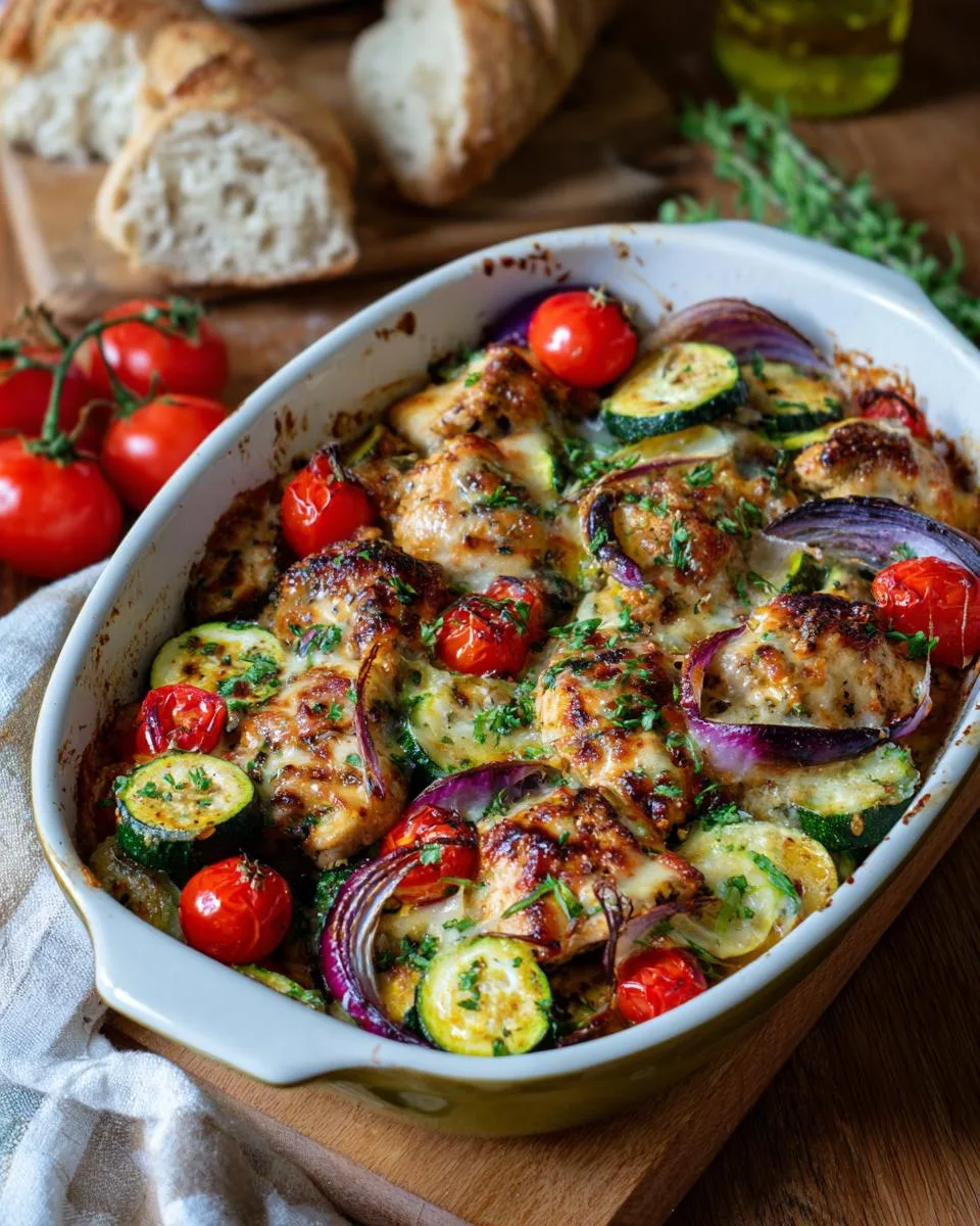Mediterranean Chicken Zucchini Pan - detail 1