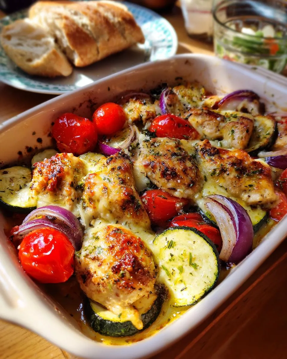 Mediterranean Chicken Zucchini Pan - detail 2