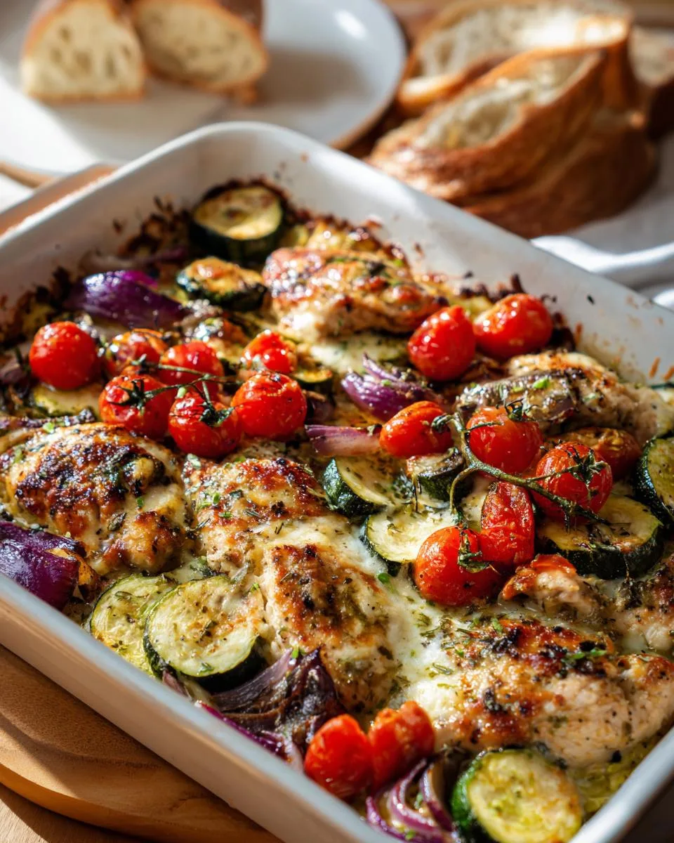 Mediterranean Chicken Zucchini Pan - detail 3