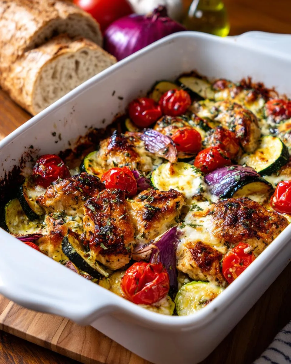 Mediterranean Chicken Zucchini Pan - detail 4