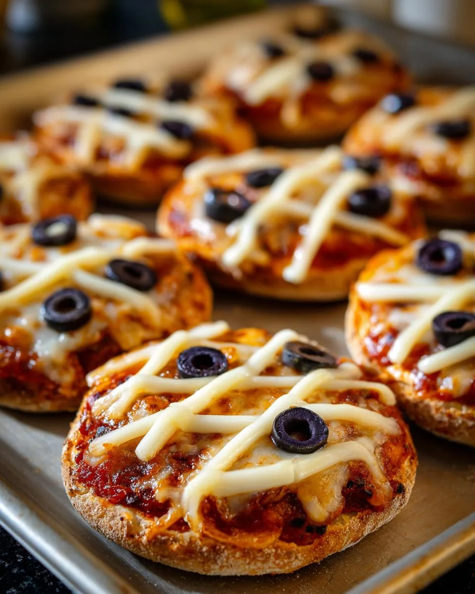Mini Mummy Pizzas - detail 3