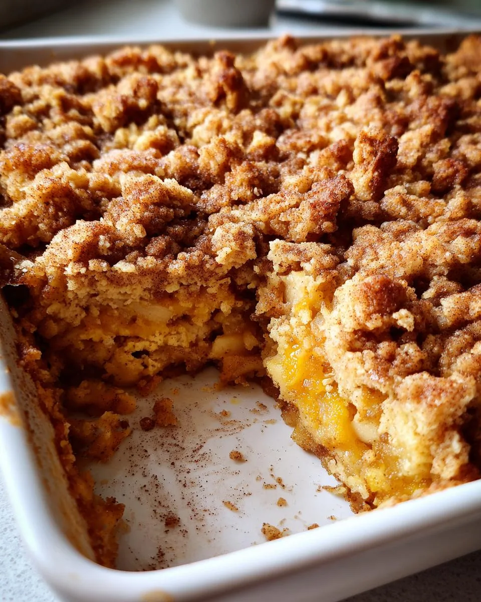 Pumpkin Apple Streusel Bake - detail 2