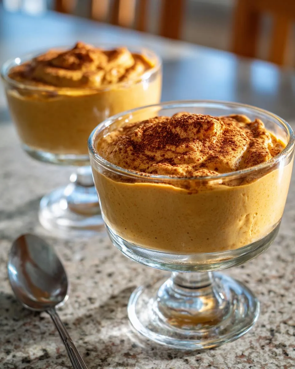 Pumpkin Spice Cheesecake Mousse - detail 2