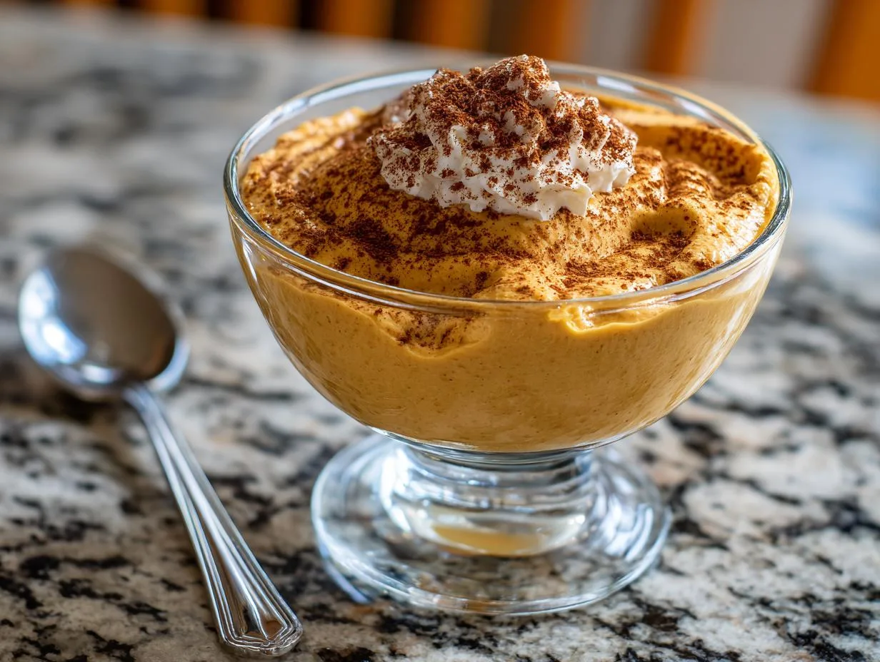 5-Minute Pumpkin Spice Cheesecake Mousse