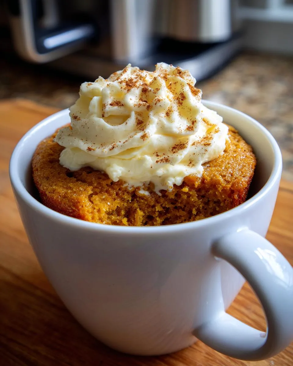 Pumpkin Spice Mug Cake - detail 4