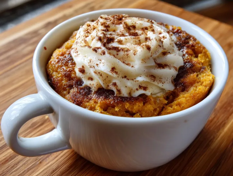 Pumpkin Spice Mug Cake