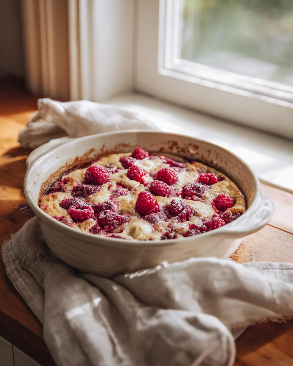 Raspberry and White Chocolate Bake for Melt-in-Mouth Bliss
