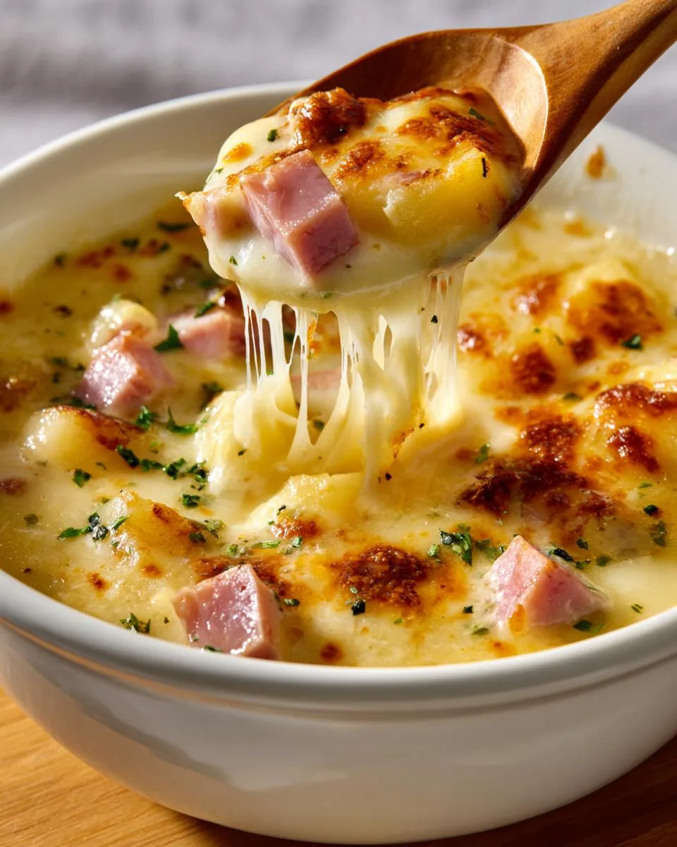 Slow Cooker Ham Cheese Soup - detail 1