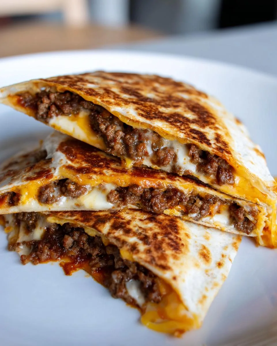 Smashburger Style Quesadillas - detail 1