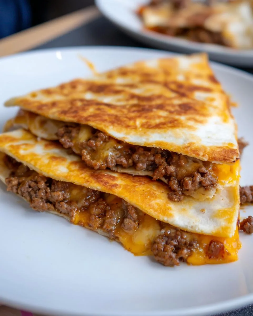 Smashburger Style Quesadillas - detail 2