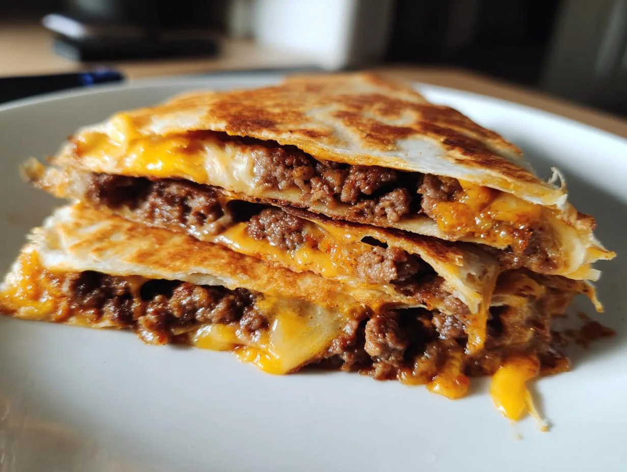 Irresistible Smashburger Style Quesadillas in 15 Minutes